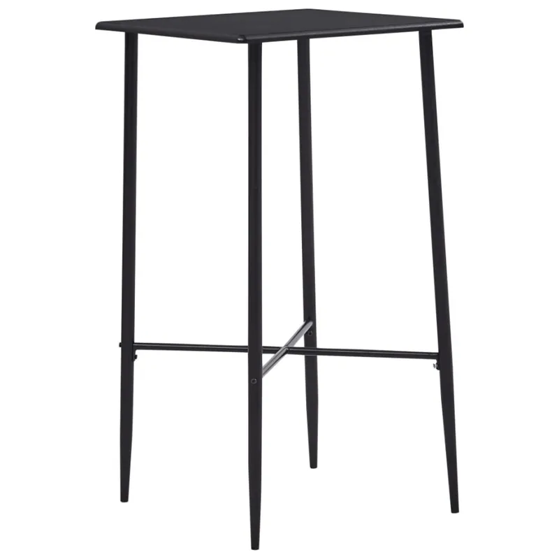 Stolik barowy, czarny, 60 x 60 x 111 cm, MDF Tylko do końca tygodnia
