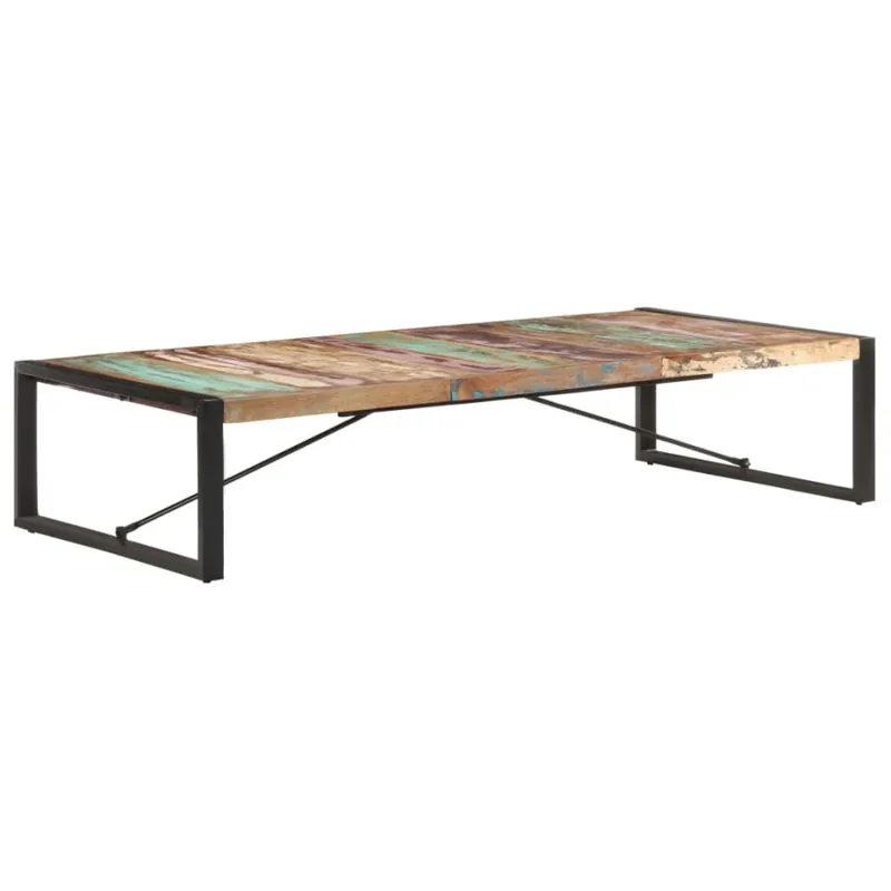 Obniżka ceny Stolik kawowy, 180x90x40 cm, lite drewno z odzysku