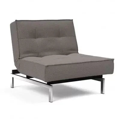 Zamów dziś Fotel Rozkładany Splitback Dance Grey Chrom Innovation