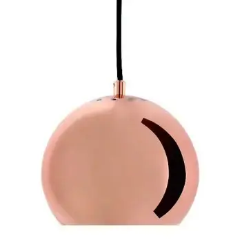 Lampa Wisząca Ball Miedź Wysoki Połysk 18 Cm Frandsen Dodaj do koszyka
