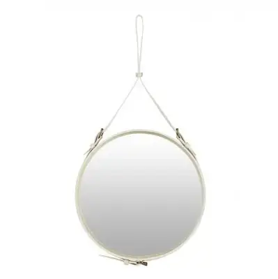Lustro Ścienne Adnet 58 Cm Kremowe Gubi Oferta czasowa