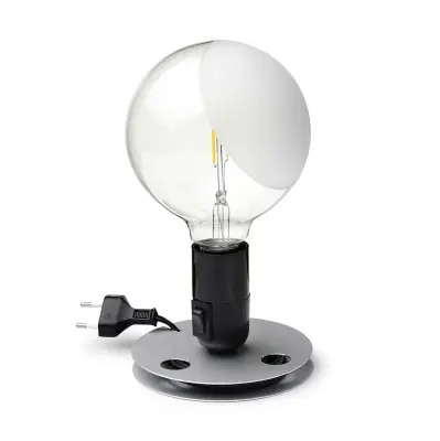 Lampa Stołowa Lampadina Czarna Flos Premium