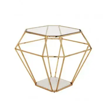 Najlepsza cena Stolik Asscher Gold Eichholtz