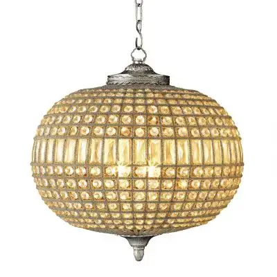 Żyrandol Kasbah Oval M Nickel Eichholtz Promocja