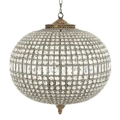 Żyrandol Kasbah Oval L Antique Brass Eichholtz Super okazja