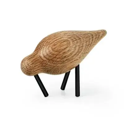 Figurka Dekoracyjna Shorebird Mała Czarna-Dąb Normann Copenhagen Bestseller