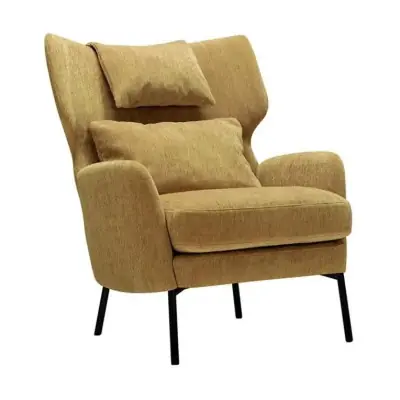 Tylko dziś Fotel Alex Z Zagłówkiem Atropa Mustard Sits