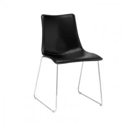 Krzesło Zebra Pop Na Płozach Tapicerowane Scab Design Oferta
