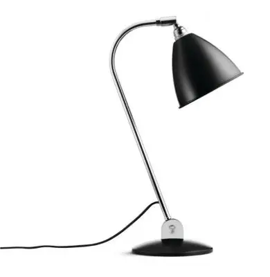 Lampa Stołowa Bestlite Bl2 Chrome Czarna Gubi Ostatnie sztuki