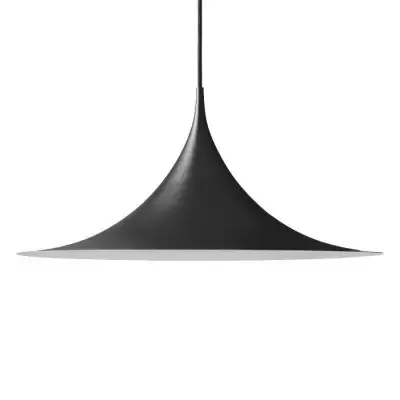 Tani Lampa Wisząca Semi 60 Cm Czarna Matowa Gubi