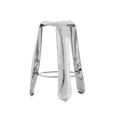 Nowy Stołek Barowy Plopp Inox Zieta