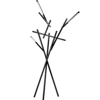 Oferta czasowa Lampa Podłogowa Tuareg Czarny Chrom Foscarini