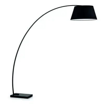 Lampa Podłogowa Chop Czarna Kave Home Bezpieczna płatność