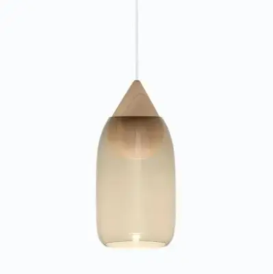 Lampa Wisząca Liuku Drop Przydymiona Mater Super okazja