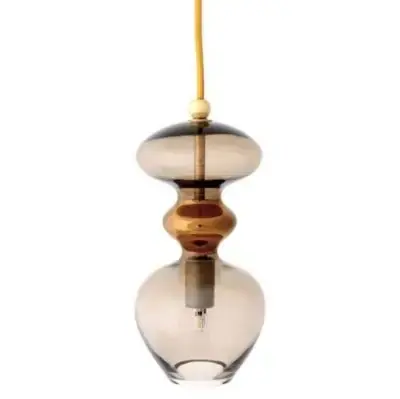 Lampa Wisząca Futura Kasztanowy Brąz 37 Cm Ebb&Flow Darmowy zwrot