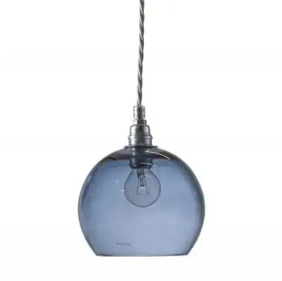 Cena promocyjna Lampa Wisząca Rowan S Niebieska Ebb&Flow