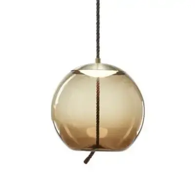 Oferta limitowana Lampa Wisząca Knot Sfera Small Brązowa Brokis