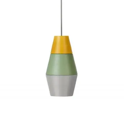 Hit sprzedaży Lampa Wisząca Nighty Night Żółto-Zielono-Szara Grupa Products