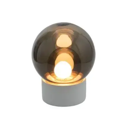 Lampa Stołowa Boule Szara-Szara- Biała S Pulpo Popularny