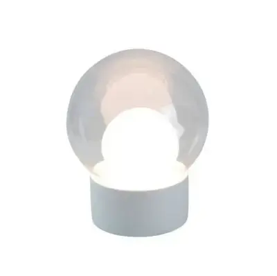 Szybka dostawa Lampa Stołowa Boule Transparentna-Biała-Biała S Pulpo