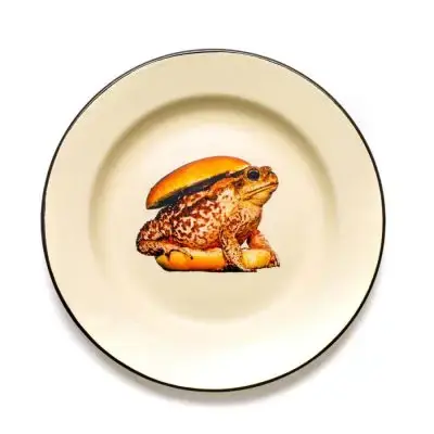 Hit sprzedaży Talerz Emaliowany Toad 26 Cm Seletti