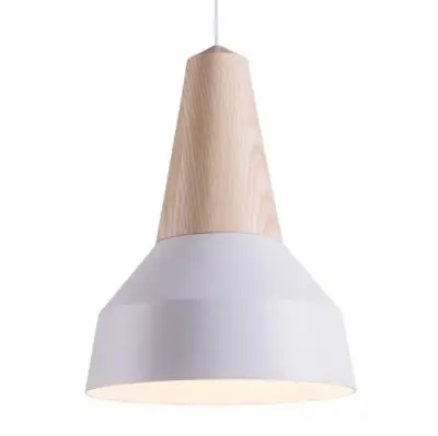 Lampa Wisząca Eikon Basic Biała Jesion Schneid Tani