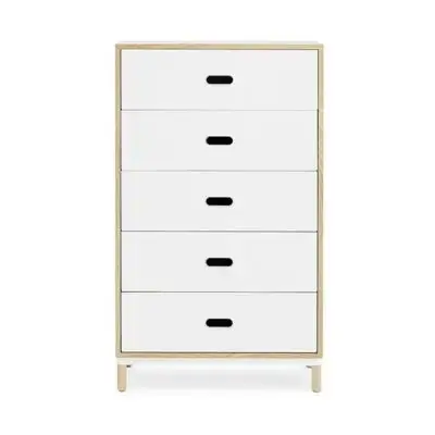 Komoda Kabino Biała 5 Szuflad Normann Copenhagen Taniej