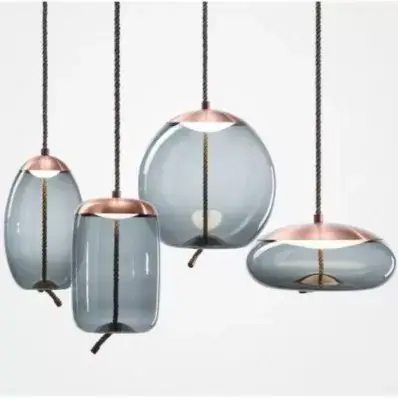 Lampa Wisząca Knot Sfera Przydymiony Szary Brokis Zamów dziś