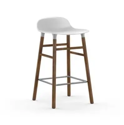 Nowy Krzesło Barowe Form Podstawa Orzech Białe Normann Copenhagen