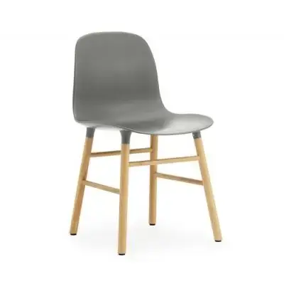 Do wyczerpania zapasów Krzesło Form Dębowa Podstawa Szare Normann Copenhagen