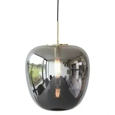 Lampa Wisząca Szklana Przydymiona Hubsch Najlepsza cena