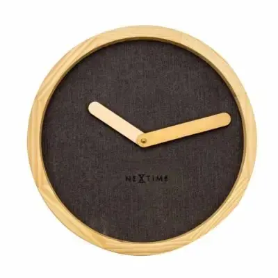 Zegar Ścienny Calm Brązowy Nextime Łatwy zwrot