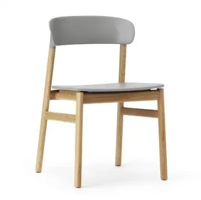 Sprawdź teraz Krzesło Herit Jasny Dąb Szare Normann Copenhagen