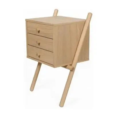 Super okazja Szafka Nocna Wiru 3D Dębowa Woodman