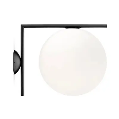 Zamów teraz Lampa Ścienna Ic C-W2 Czarna Flos