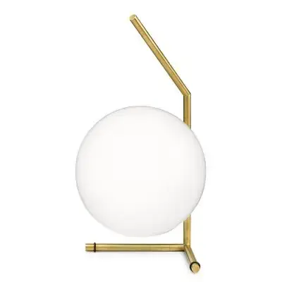 Hit sprzedaży Lampa Stołowa Ic T1 Low Mosiężna Flos