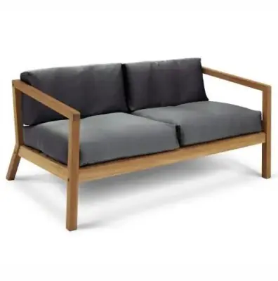 Popularny Sofa Ogrodowa Virkelyst 2 Os. Grafitowa Skagerak