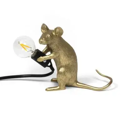 Lampa Mouse Złota Siedząca Seletti Dodaj do koszyka