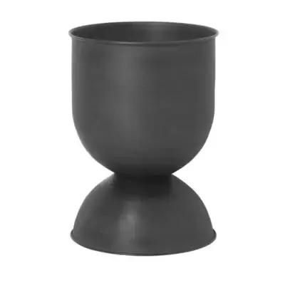 Tylko do końca tygodnia Donica Ogrodowa Hourglass Small Czarna Ferm Living