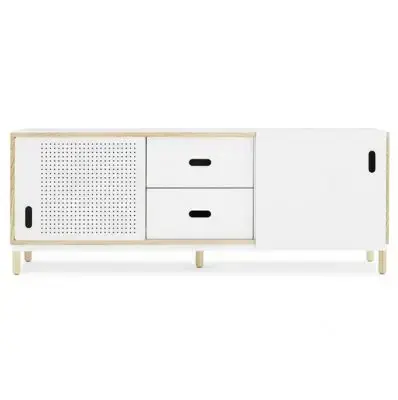 Bezpieczna płatność Komoda Kabino 2 Szuflady Biała Normann Copenhagen