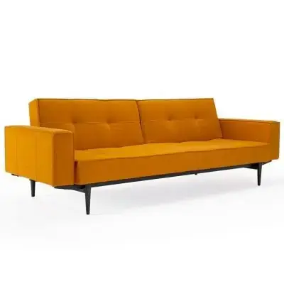 Sofa Rozkładana Splitback Z Podłokietnikami Burned Curry Innovation Dostępne od ręki