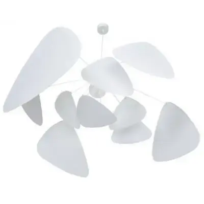 Nie przegap Lampa Wisząca Screen Biała Xl Market Set