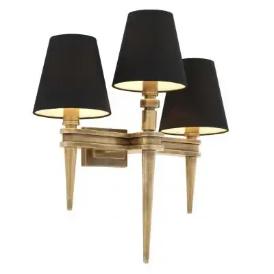 Okazja Kinkiet Waterloo Triple Brass Eichholtz