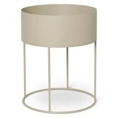 Łatwy zwrot Doniczka Plant Box Okrągła Kaszmirowa Ferm Living