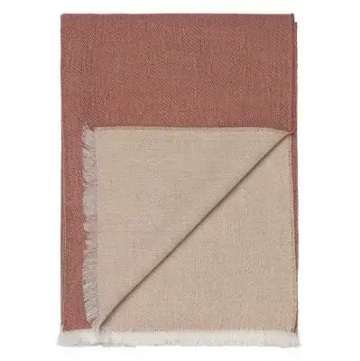 Nowość Pled Venice White Rusty Red Elvang