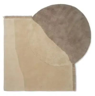Dywan View Tufted Beżowy Ferm Living Dostępne od ręki