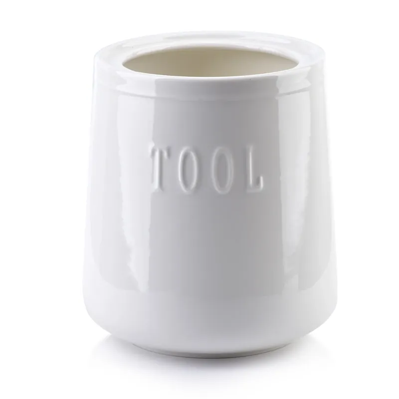 Pojemnik na przybory kuchenne porcelanowy COOKINI MODERN LIFE MUG BIAŁY Szybka wysyłka