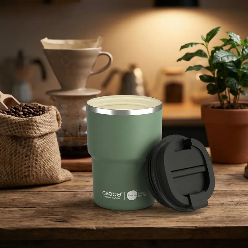 ASOBU The Mini Pick Up 355 ml - kubek termiczny na kawę ze stali nierdzewnej z ceramiczną powłoką Promocja