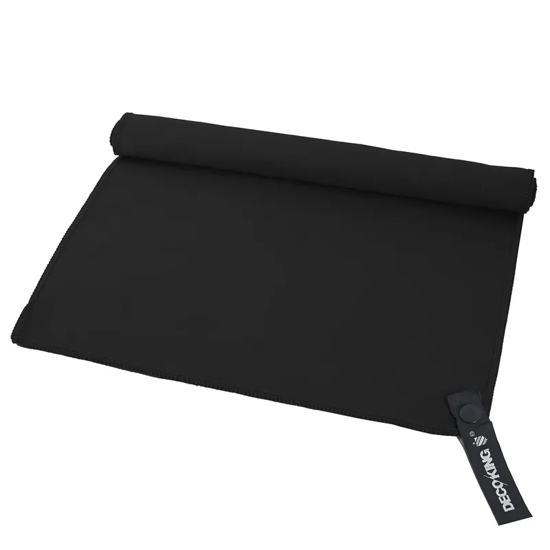 Ręcznik szybkoschnący z mikrofibry DECOKING EKEA CZARNY 70 x 140 cm Ekspresowa dostawa