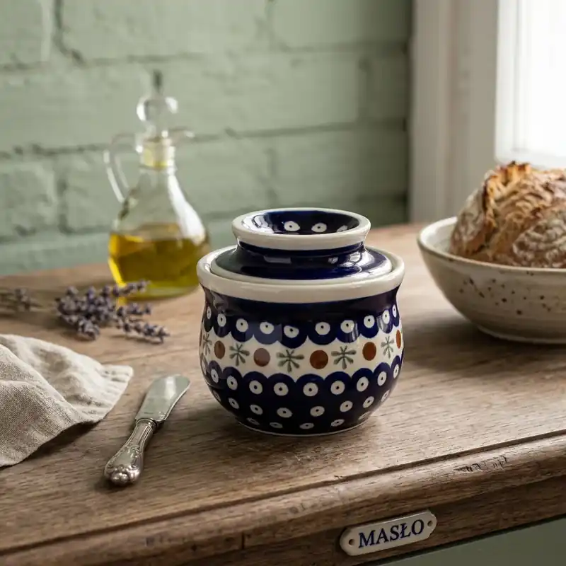 Maselnica wodna (francuska) 0,2 l - wzór D-41 - Zakłady Ceramiczne w Bolesławcu (2 gat.) Wysoka jakość